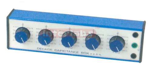 CAPACITANCE BOX, DECADE, DIAL TYPE, METAL